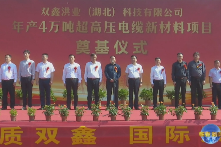 视频｜湖北双鑫洪业科技有限公司新材料建设项目开工