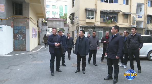 胡安元到吴庄社区华夏小区下访