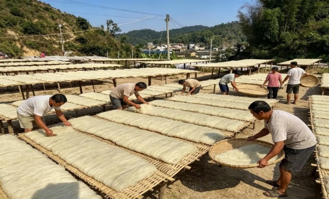 酸香绕梁三百载 一路灯火暖民心&mdash;&mdash;一根蕲春米粉牵出乡村振兴路